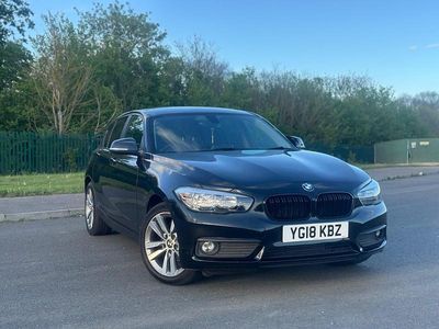 Used BMW 118 Sport Line 2018 Black Hatchback