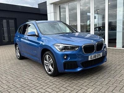 Used BMW X1 M Sport 187 HP (137 kW) 2018 Blue SUV