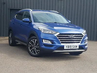 Used Hyundai Tucson Premium 177 HP (130 kW) 2019 Blue SUV