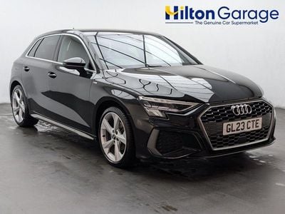 Black Used 2023 Audi A3 Sportback S-Line Hatchback | £21,850 (Fair price)