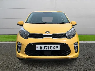 Used Kia Picanto 2021 Yellow Hatchback