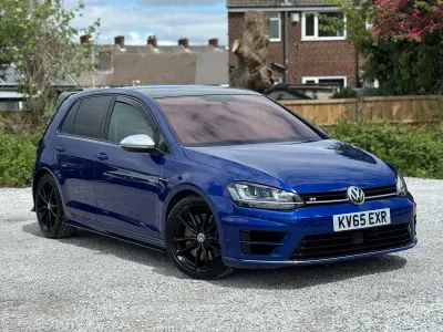 Used VW Golf VII R 2015 Blue Hatchback