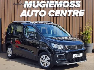 Used Peugeot Rifter Allure 110 HP (80 kW) 2019 Black MPV