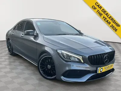 Used Mercedes CLA220 AMG line 167 HP (122 kW) 2018 Grey Coupe