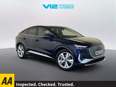 Used Audi Q4 e-tron S-Line 150 kW (204 HP) 2023 Blue SUV