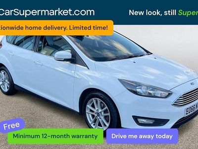Used Ford Focus Zetec 101 HP (74 kW) 2016 White Hatchback
