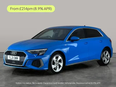 Used Audi A3 e-tron S-Line 2021 Blue Hatchback