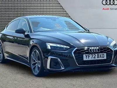 Used Audi A5 Sportback S-Line 163 HP (119 kW) 2022 Black Hatchback