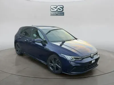 Used VW Golf VII R-line 150 HP (110 kW) 2020 Blue Hatchback