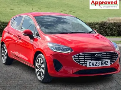 Used Ford Fiesta Titanium 2023 Red Hatchback