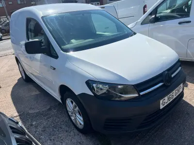 Used VW Caddy Trendline 102 HP (75 kW) 2016 White MPV