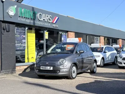 Used Fiat 500 Lounge 69 HP (50 kW) 2016 Grey Hatchback