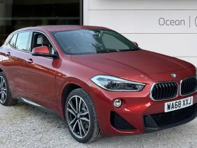 Used BMW X2 M Sport 189 HP (139 kW) 2018 Orange SUV