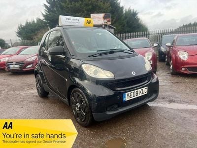 Black Used 2008 Smart ForTwo Coupé Pure Coupe | £1,990 (Good price)