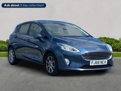 Used Ford Fiesta Zetec 100 HP (73 kW) 2018 Blue Hatchback