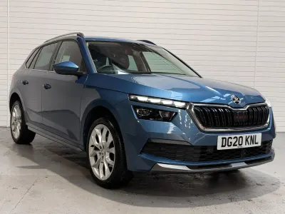 Used Skoda Kamiq SE L 115 HP (84 kW) 2020 Blue SUV