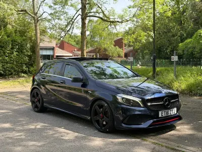 Used Mercedes A250 Premium 2016 Blue Hatchback