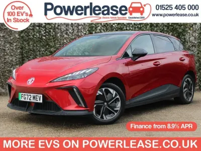 Used MG MG4 EV Trophy 63 kW (87 HP) 2022 Red Hatchback