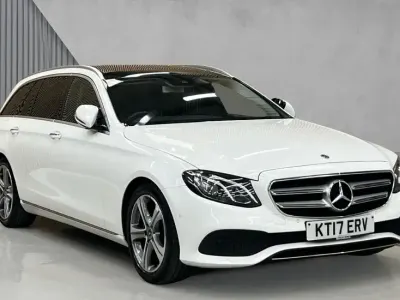 Begagnad Mercedes E220 Premium 194 HK (142 kW) 2017 Vit Kombi