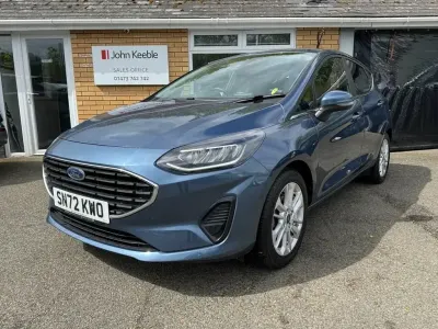 Used Ford Fiesta Titanium 125 HP (91 kW) 2023 Blue Hatchback