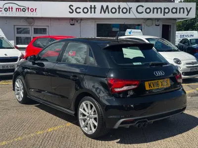 Used Audi A1 Sportback S-Line 150 HP (110 kW) 2016 Black Hatchback