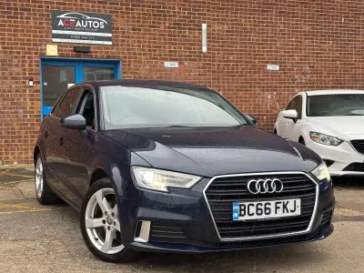 Used Audi A3 Sport 150 HP (110 kW) 2017 Blue Hatchback