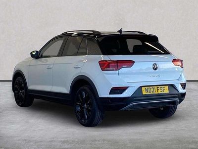 Used VW T-Roc Black Edition 110 HP (80 kW) 2021 White SUV