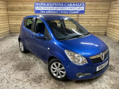 Used Vauxhall Agila 94 HP (69 kW) 2014 Blue MPV