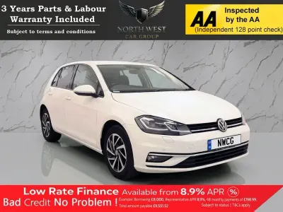Used VW Golf VII Edition 150 HP (110 kW) 2019 White Hatchback
