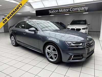 Used Audi A4 S-Line 150 HP (110 kW) 2018 Grey Sedan