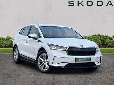 White Used 2023 Skoda Enyaq iV ecoSuite SUV | £23,495 (Fair price)