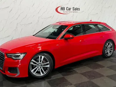 Used Audi A6 S-Line 286 HP (210 kW) 2019 Red Estate