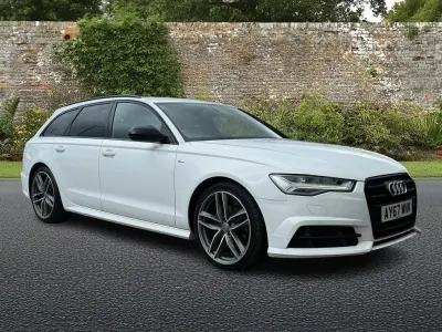 Used Audi A6 Black Edition 190 HP (139 kW) 2017 White Estate