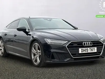 Used Audi A7 Sportback S-Line 286 HP (210 kW) 2019 Black Hatchback