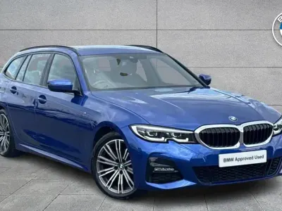 Used BMW 320 M Sport 181 HP (133 kW) 2021 Blue Estate