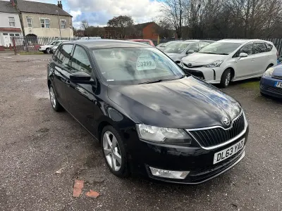 Used Skoda Rapid Elegance 105 HP (77 kW) 2014 Black Hatchback