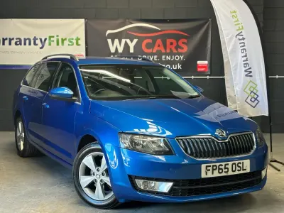 Used Skoda Octavia Business Line 110 HP (80 kW) 2015 Blue Estate