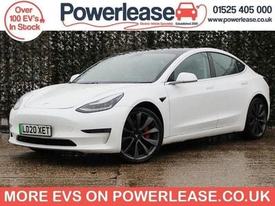 White Used 2020 Tesla Model 3 Performance Sedan | £15,789 (Good price)