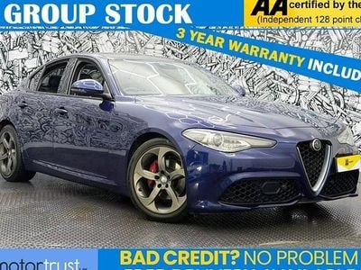 Used Alfa Romeo Giulia Edizione Speciale 180 HP (132 kW) 2018 Blue Sedan