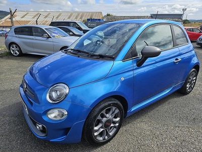 Used Fiat 500 S 69 HP (50 kW) 2016 Blue Hatchback