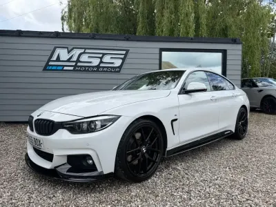 Begagnad BMW 420 M Sport 190 HK (139 kW) 2017 Vit Sportkupé