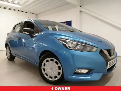 Used Nissan Micra Visia 90 HP (66 kW) 2018 Blue Hatchback