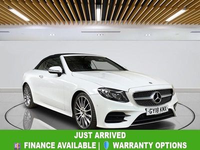 Used Mercedes E220 AMG line 194 HP (142 kW) 2018 White Cabriolet