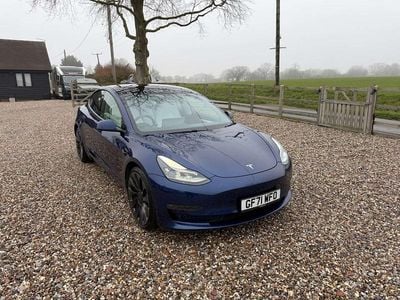 Used Tesla Model 3 Performance 461 kW (627 HP) 2021 Blue Sedan