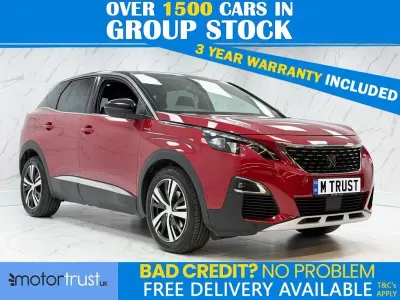 Used Peugeot 3008 GT-line 120 HP (88 kW) 2017 Red SUV
