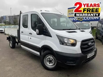 Used Ford Transit 130 HP (95 kW) 2023 White Cabriolet