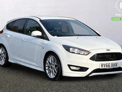 White Used 2016 Ford Focus ST-Line Hatchback | £10,299 (Fair price)