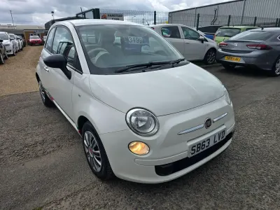 Używany Fiat 500 Pop 69 KM (50 kW) 2013 Biały Hatchback