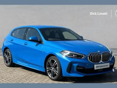 Used BMW 118 M Sport 134 HP (98 kW) 2023 Blue Hatchback