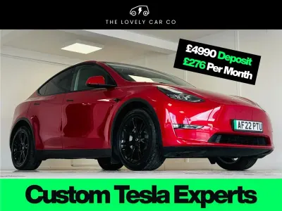 Usado Tesla Model Y Long Range AWD 378 kW (514 HP) 2022 Vermelho SUV